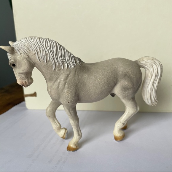 Schleich Lipizzaner Stallion White Horse Figure 13293 Retired 2004 - Picture 10 of 11